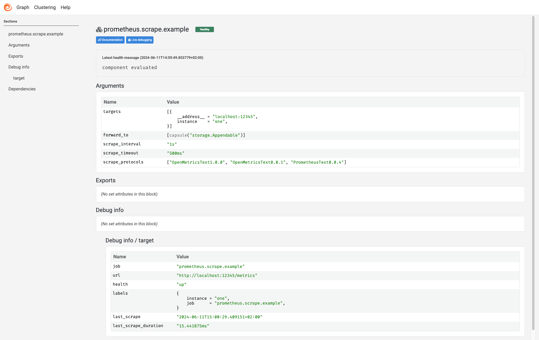 Alloy UI component detail page