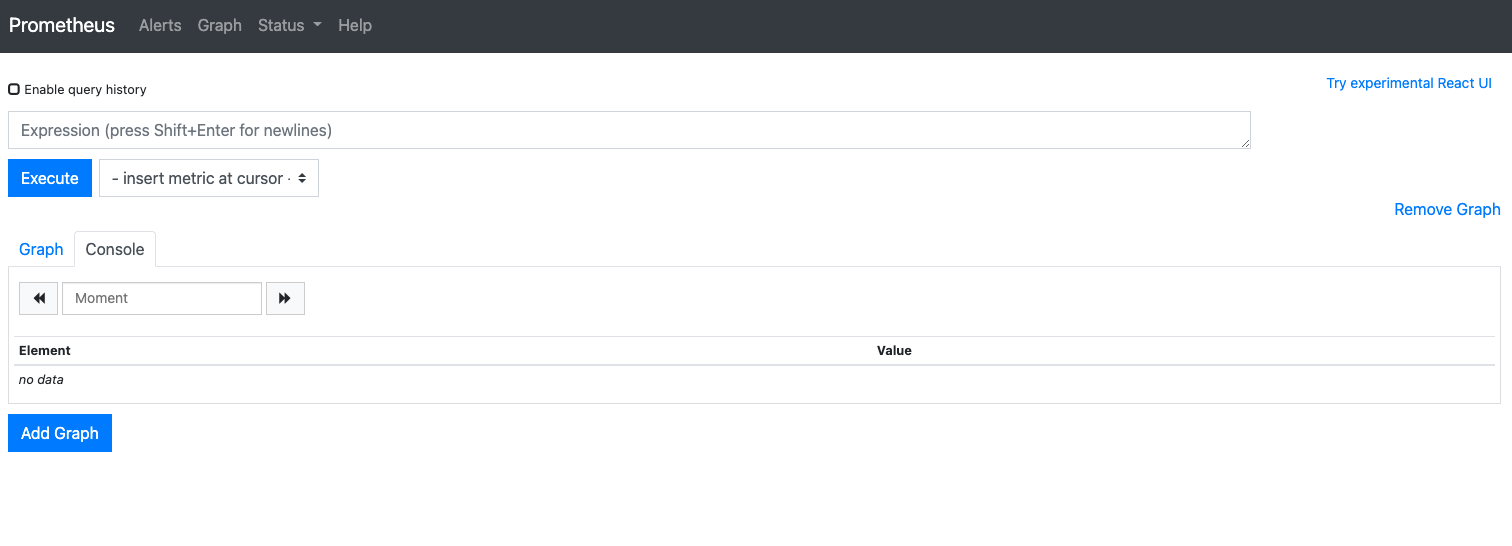 Prometheus UI