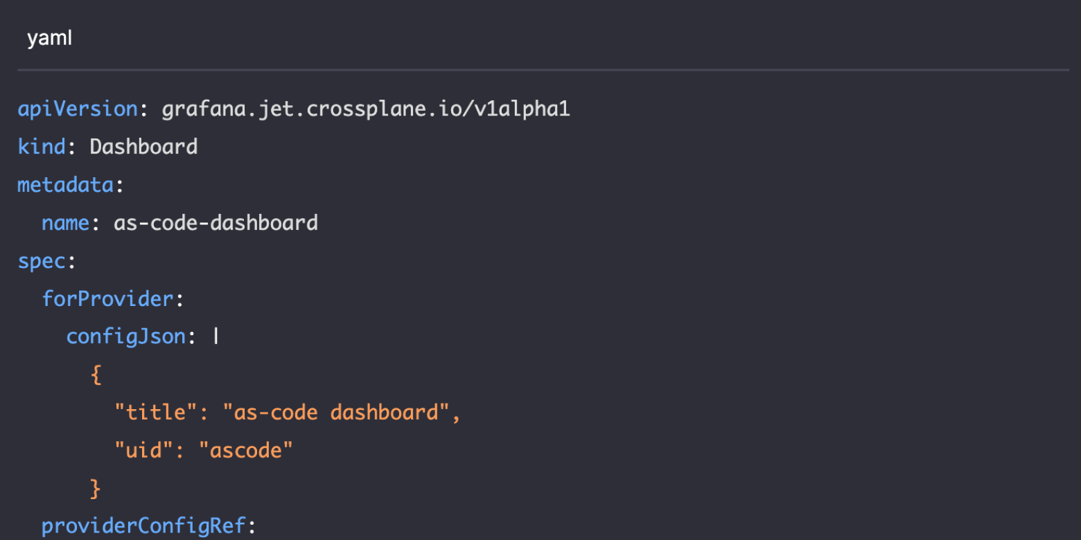 Grafana Cloud configuration as code dashboard