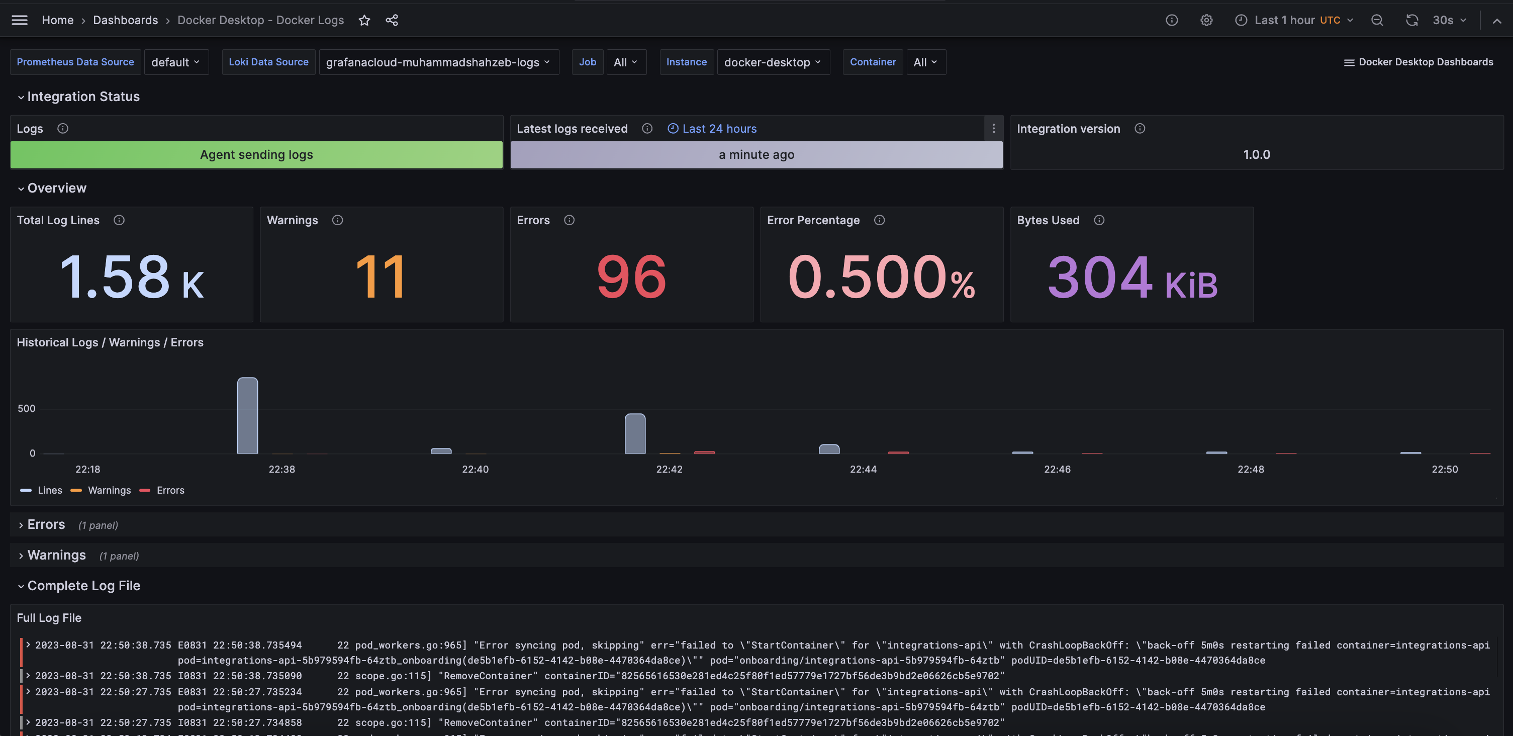 Docker Logs