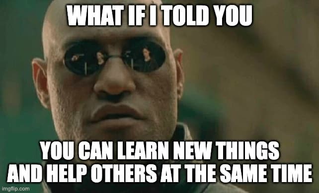 A meme from the Matrix