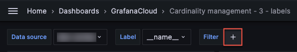 Cardinality management - filter button 